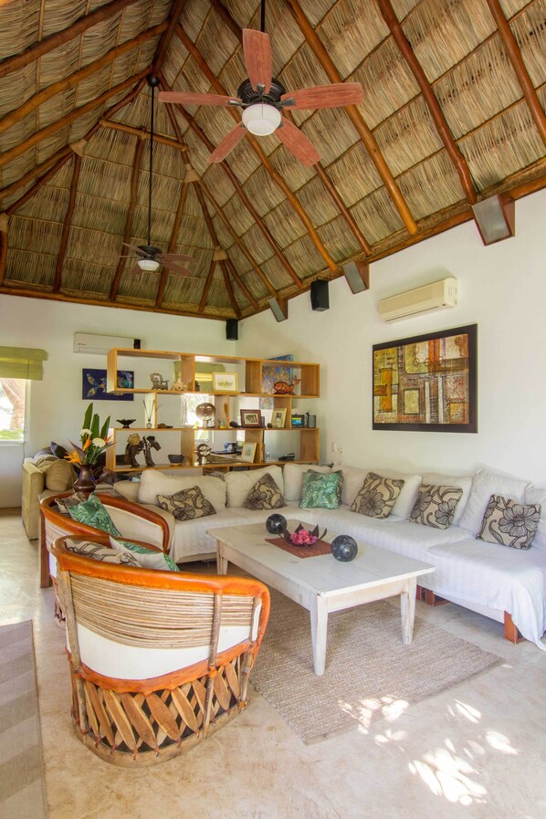 TV, DVD player, stereo