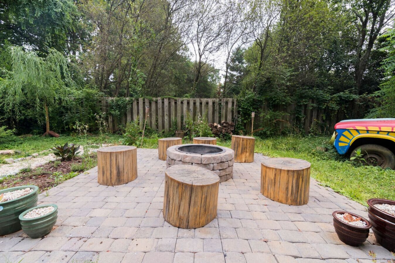 Enceinte de l’hébergement