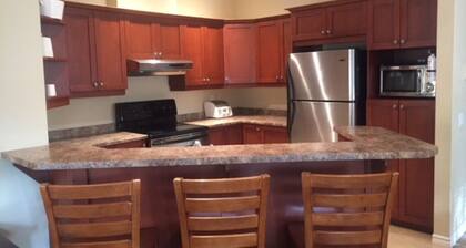 Newly refreshed lovely quiet 3 bdrm corner unit, fully furnished, hi speed wifi