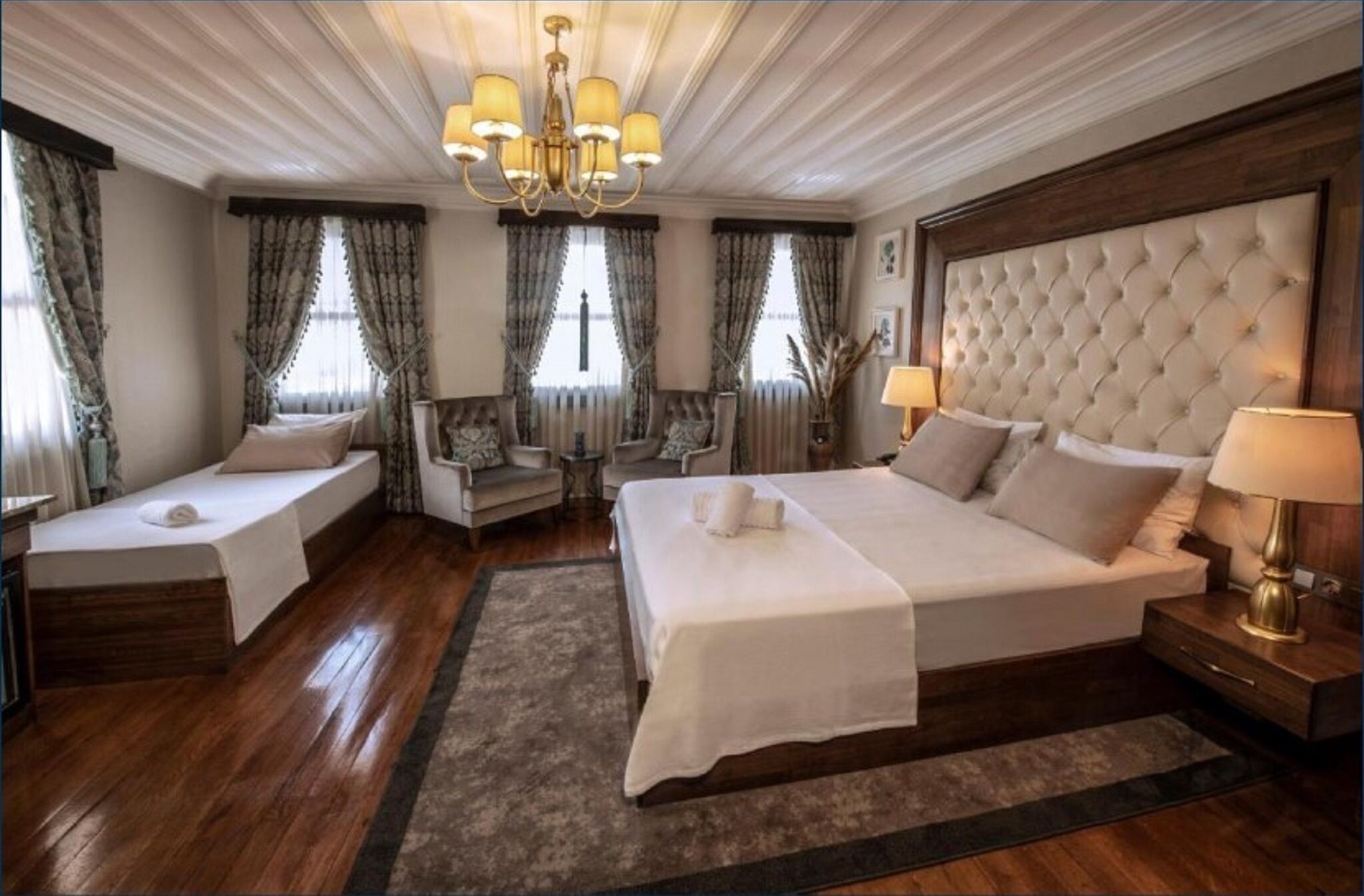 Premium bedding, minibar, in-room safe, desk