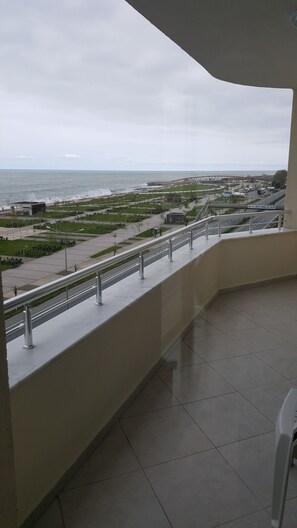 Blick von der Unterkunft