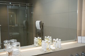 Appartamento Premium, 1 camera da letto | Bagno | Doccia, soffione a pioggia, set di cortesia firmato, asciugacapelli