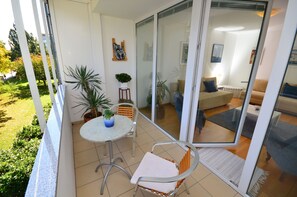 Comfort-Apartment, 1 Schlafzimmer, Terrasse | Blick vom Balkon