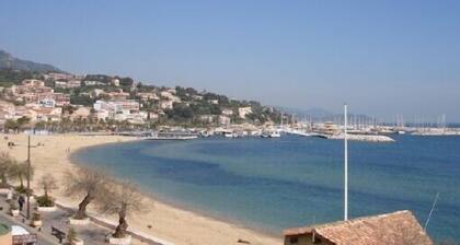 Superbe STUDIO 4Pers/Sur Plage/Etat Neuf/Vue mer180°except/Park.privé/WIFI/Clim