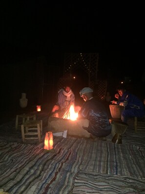 Tent ((Quadruple)) | Bed sheets - Sahara Sabaku Tour Camp (Taouz)