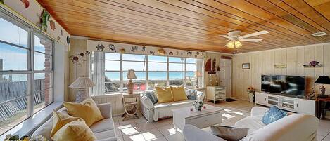 Smart TV, DVD player, music library, video library