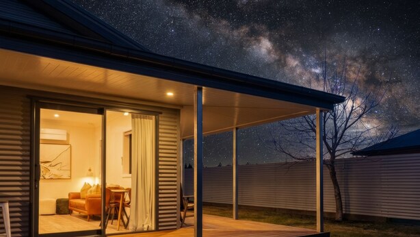 Terrace/patio - Twizel Cottages (Twizel)