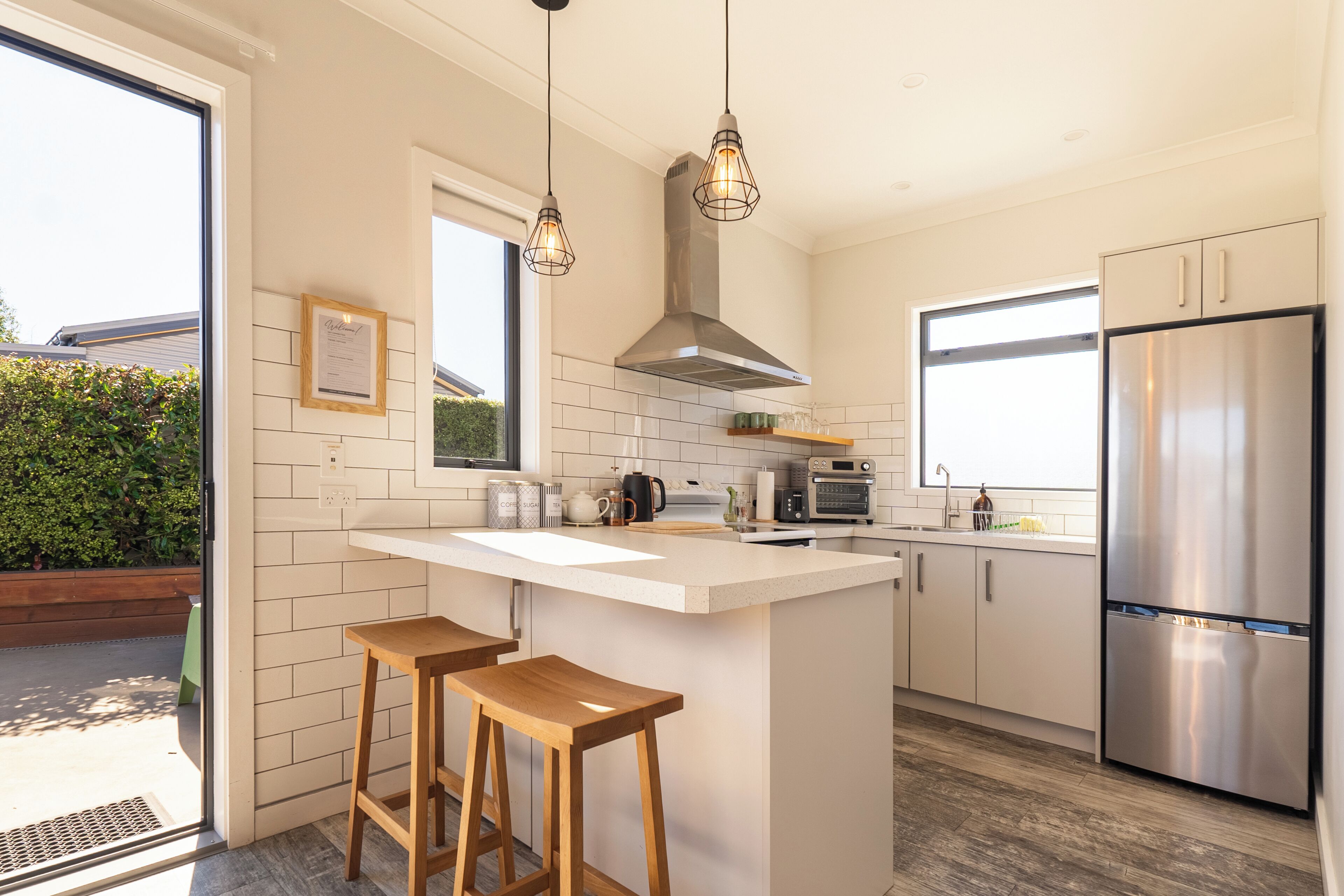 Casa de campo, 2 habitaciones, no fumadores, cocina | Cocina básica privada | Cafetera o tetera, frigorífico grande, horno y placa de cocina