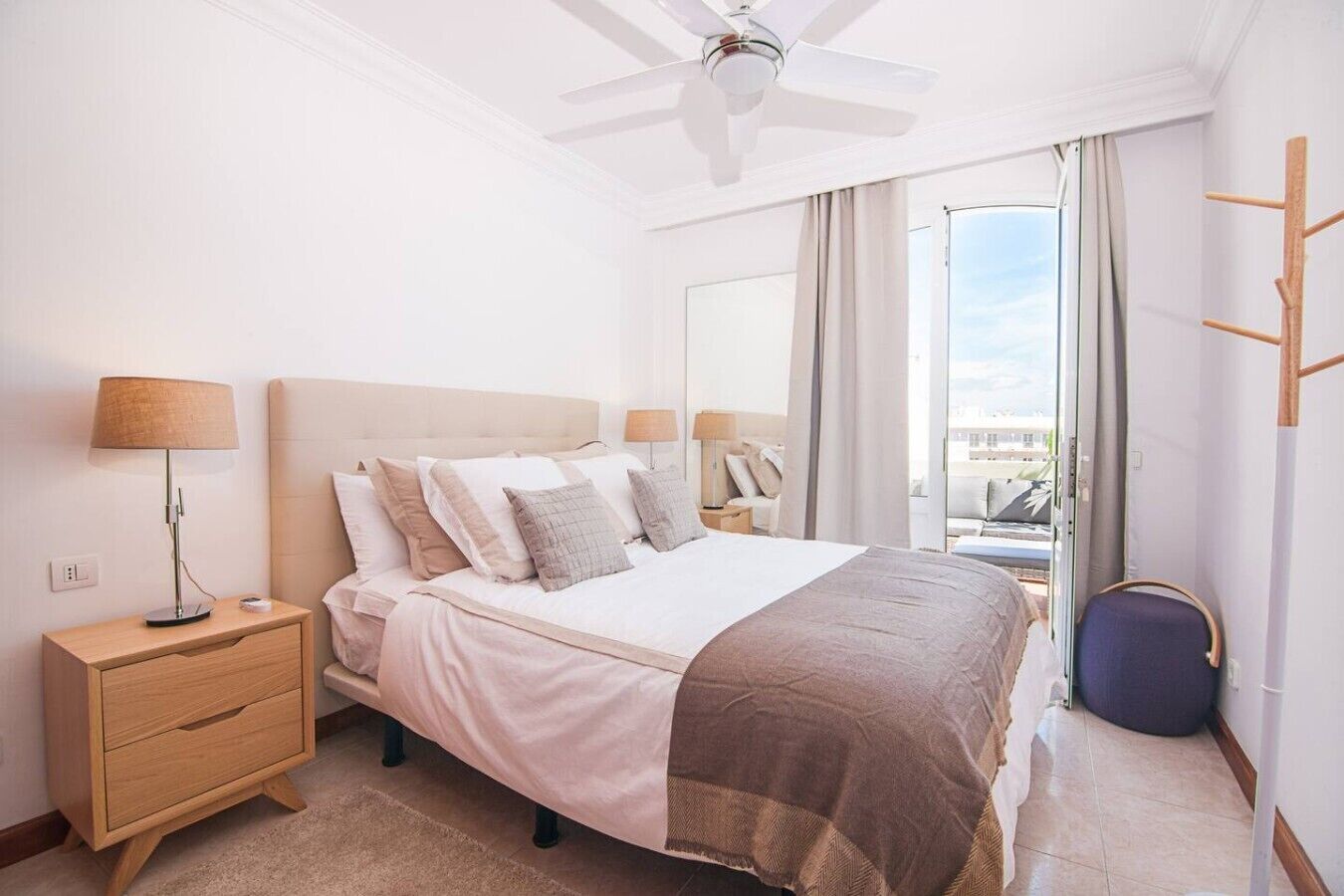 Desk, iron/ironing board, travel cot, free WiFi