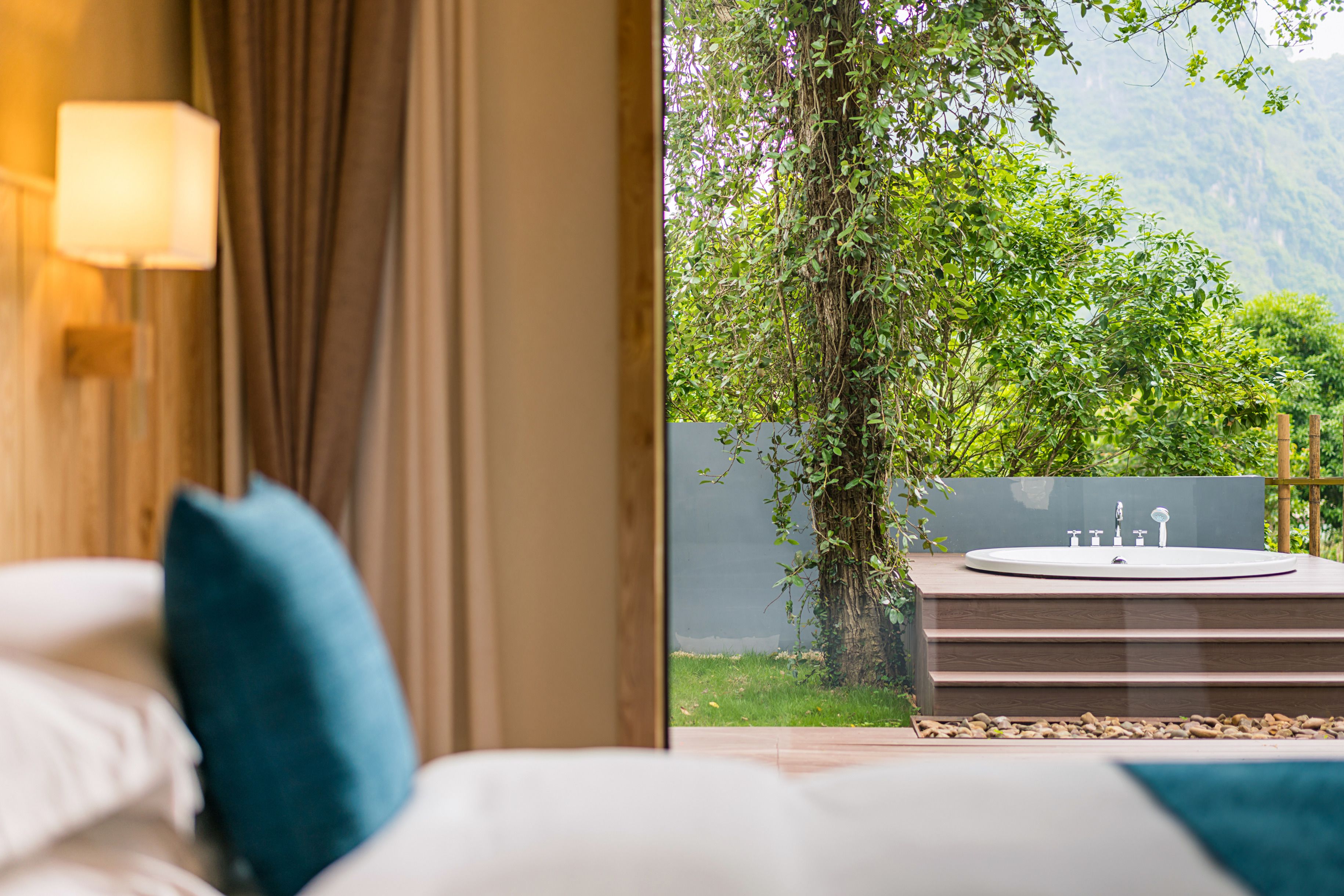 LOFT独栋星空别墅 | 办公桌、遮光窗帘、免费 WiFi