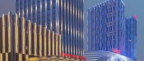 Front of property – evening/night