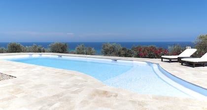 Prestigious property of 480m2, heated swimming pool 15 * 6 with pool house, 6bb, 6sdb, 3mn beach