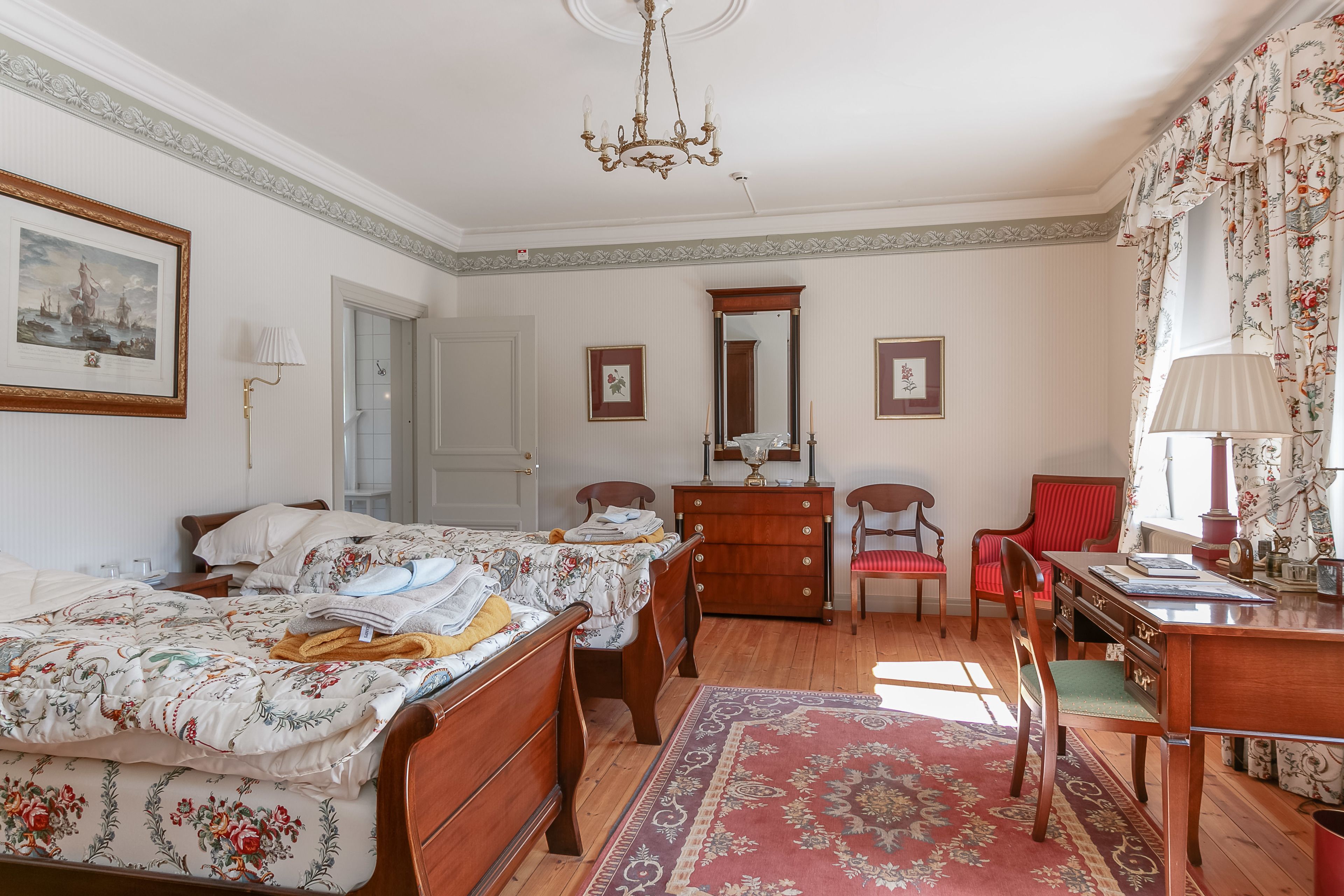 superior twin room, garden view | premium bedding, desk, iron/ironing board, free wifi