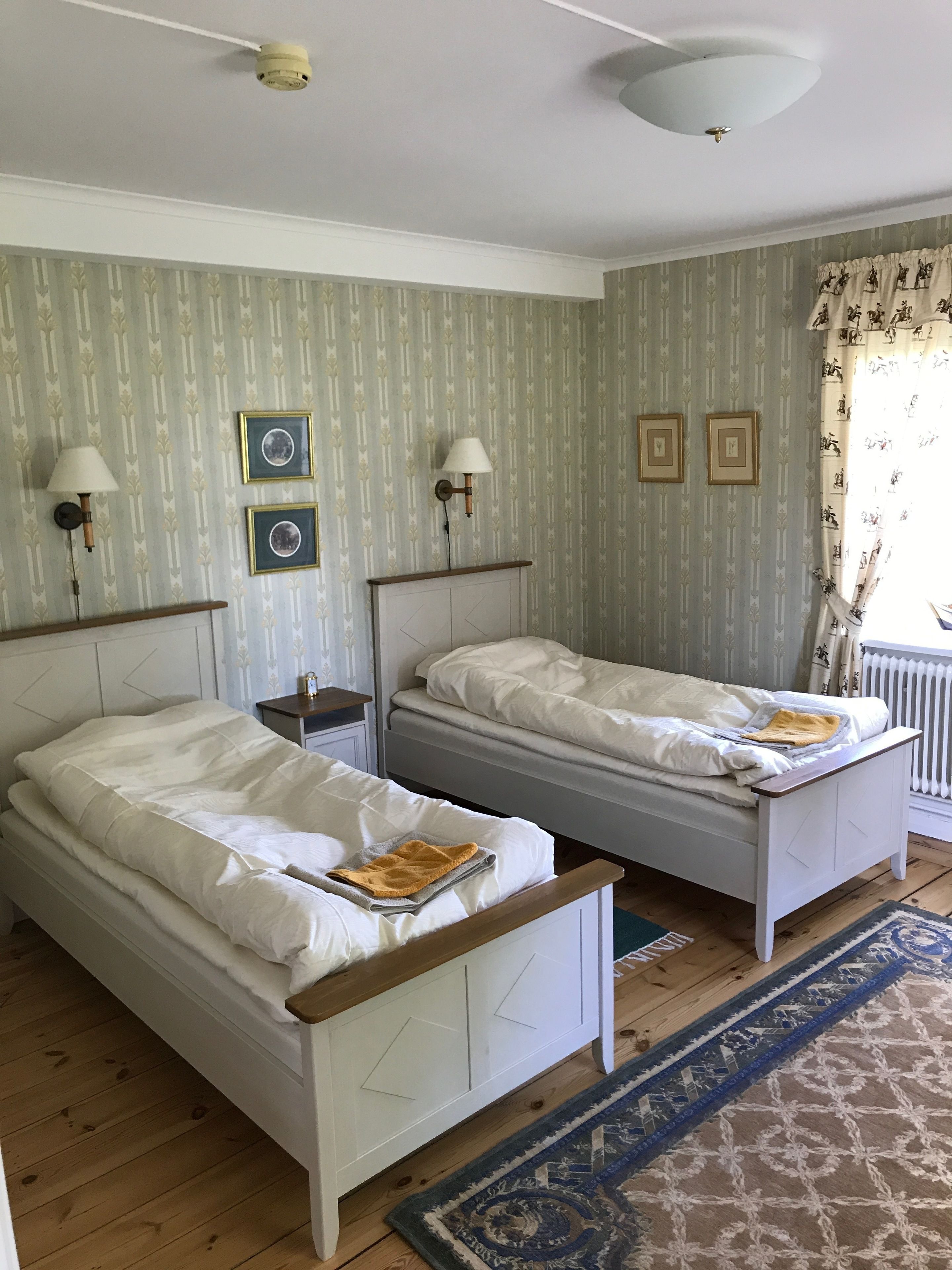 standard twin room, garden view, annex building | premium bedding, desk, iron/ironing board, free wifi