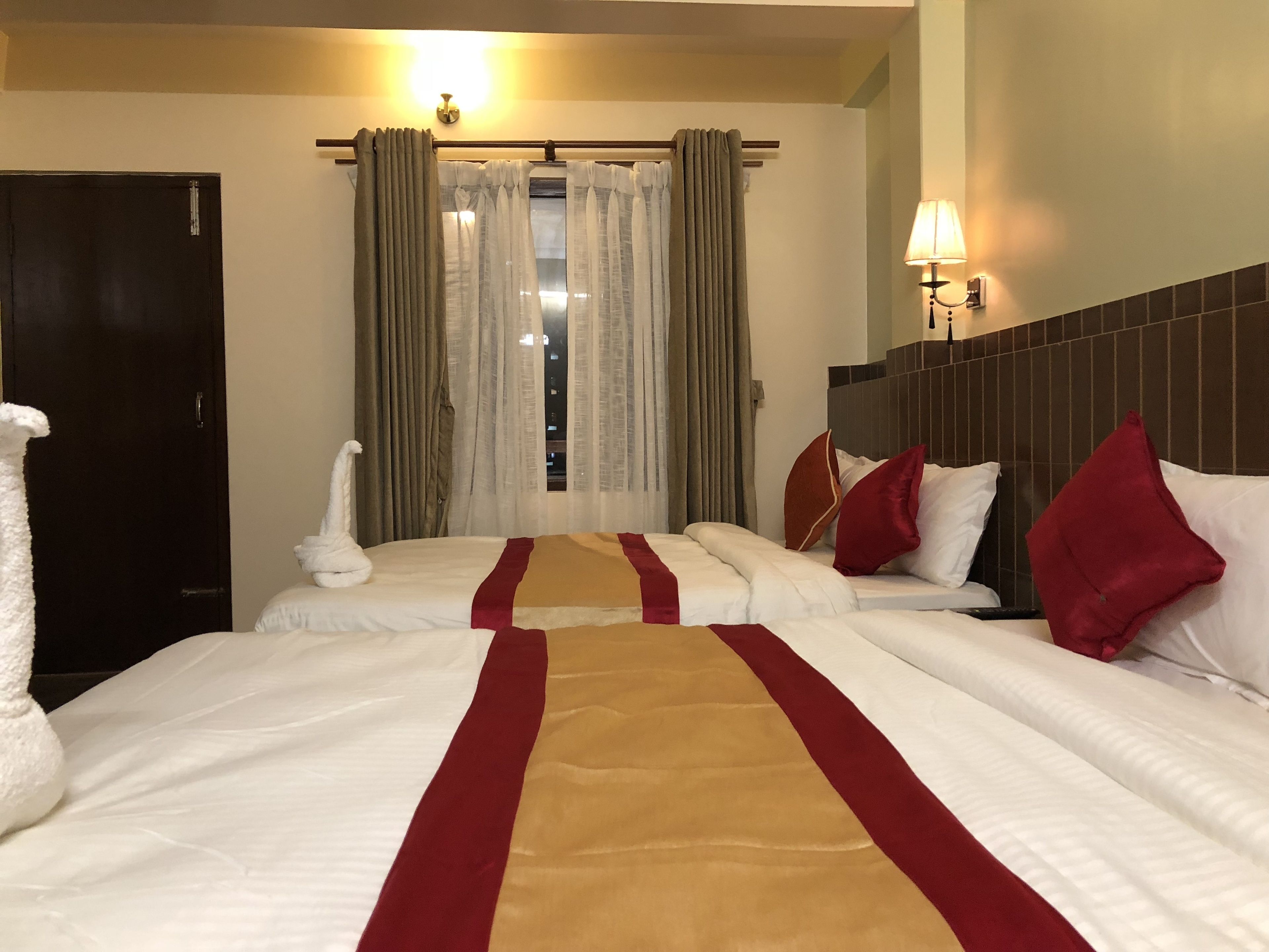 家庭雙人或雙床房, 2 間臥室, 庭園景觀, 花園 | 咖啡和/或咖啡機