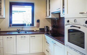 Kühlschrank, Mikrowelle, Herdplatte, Geschirrspüler