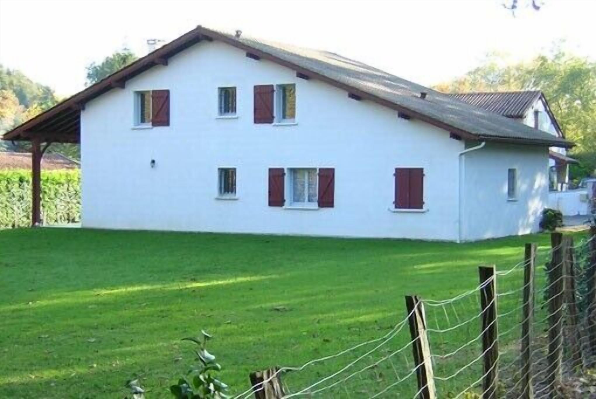 Back of the house and part of garden