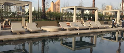 Indoor pool, outdoor pool