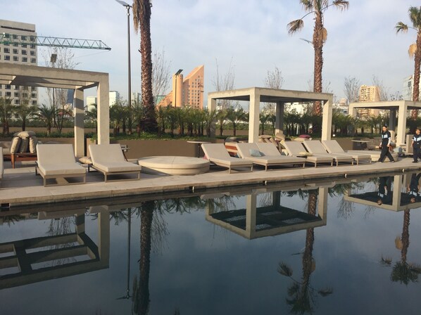 Indoor pool, outdoor pool