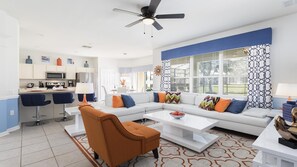 Smart TV, video games, DVD player, table football