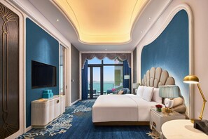 Down duvets, minibar, in-room safe, desk - Wanda Vista Qingdao Movie Metropolis (Qingdao)