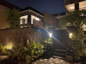 Voorkant van accommodatie