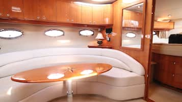 Suite (Secret - Private Yacht Stay) | Living area | TV