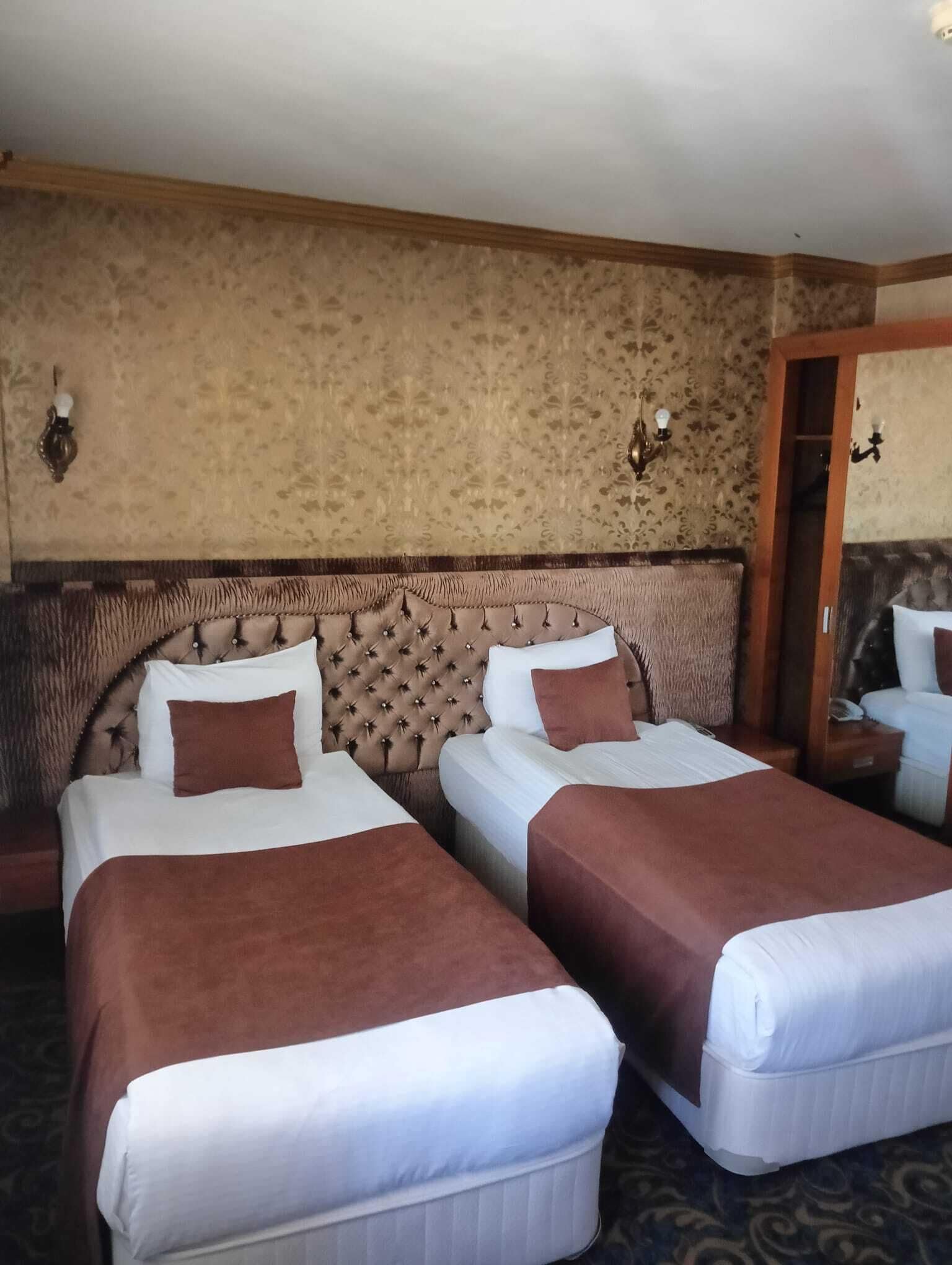 Habitació amb dos llits individuals estàndard | Minibar, caixa forta a l'habitació i escriptori 