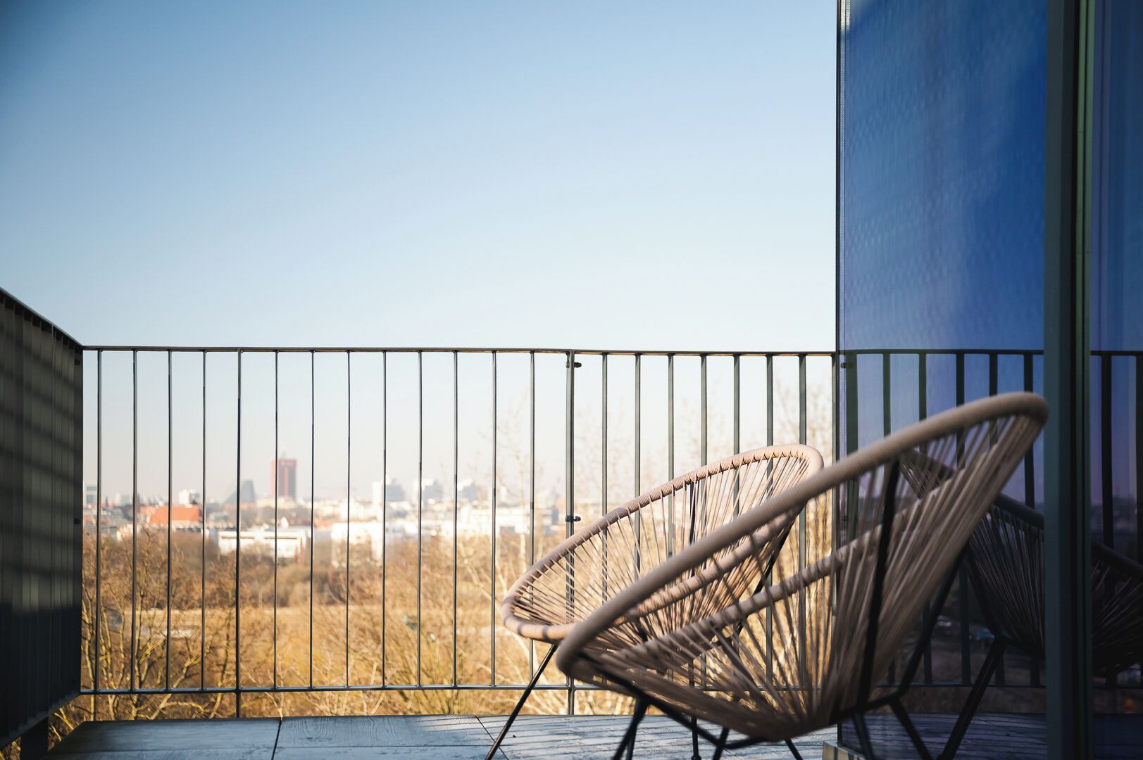 Vistas a la ciudad desde el alojamiento