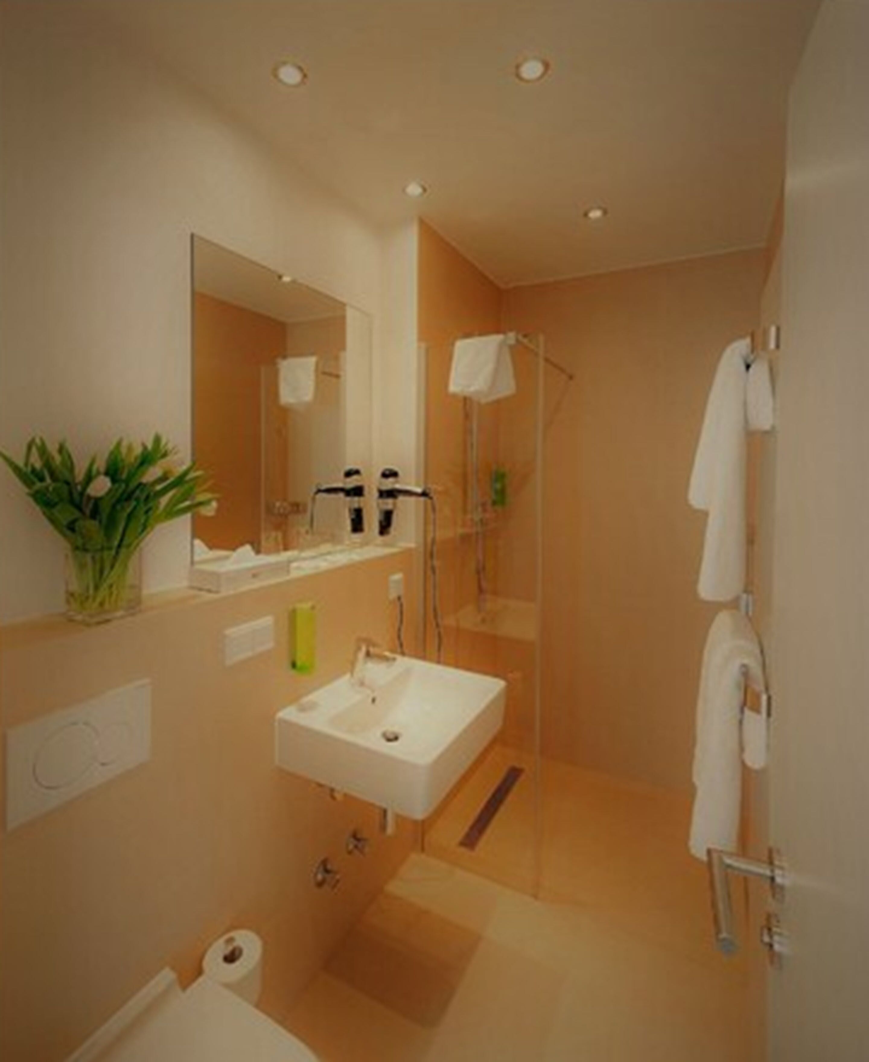 studio | bathroom | shower, free toiletries, hair dryer, towels