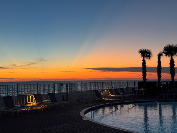 Indoor pool, outdoor pool