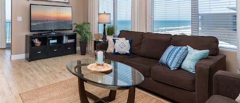 Smart TV, DVD player, books