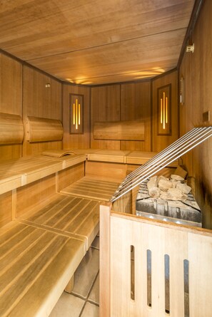 Een sauna, een stoombad