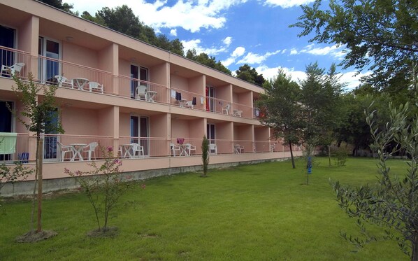 Majoituspaikan julkisivu