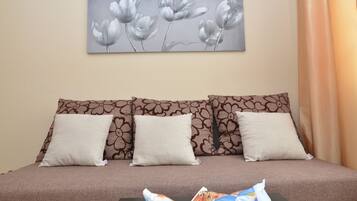 Apartment, City View | 2 bedrooms, desk, soundproofing, iron/ironing board