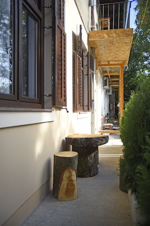 Fassade der Unterkunft