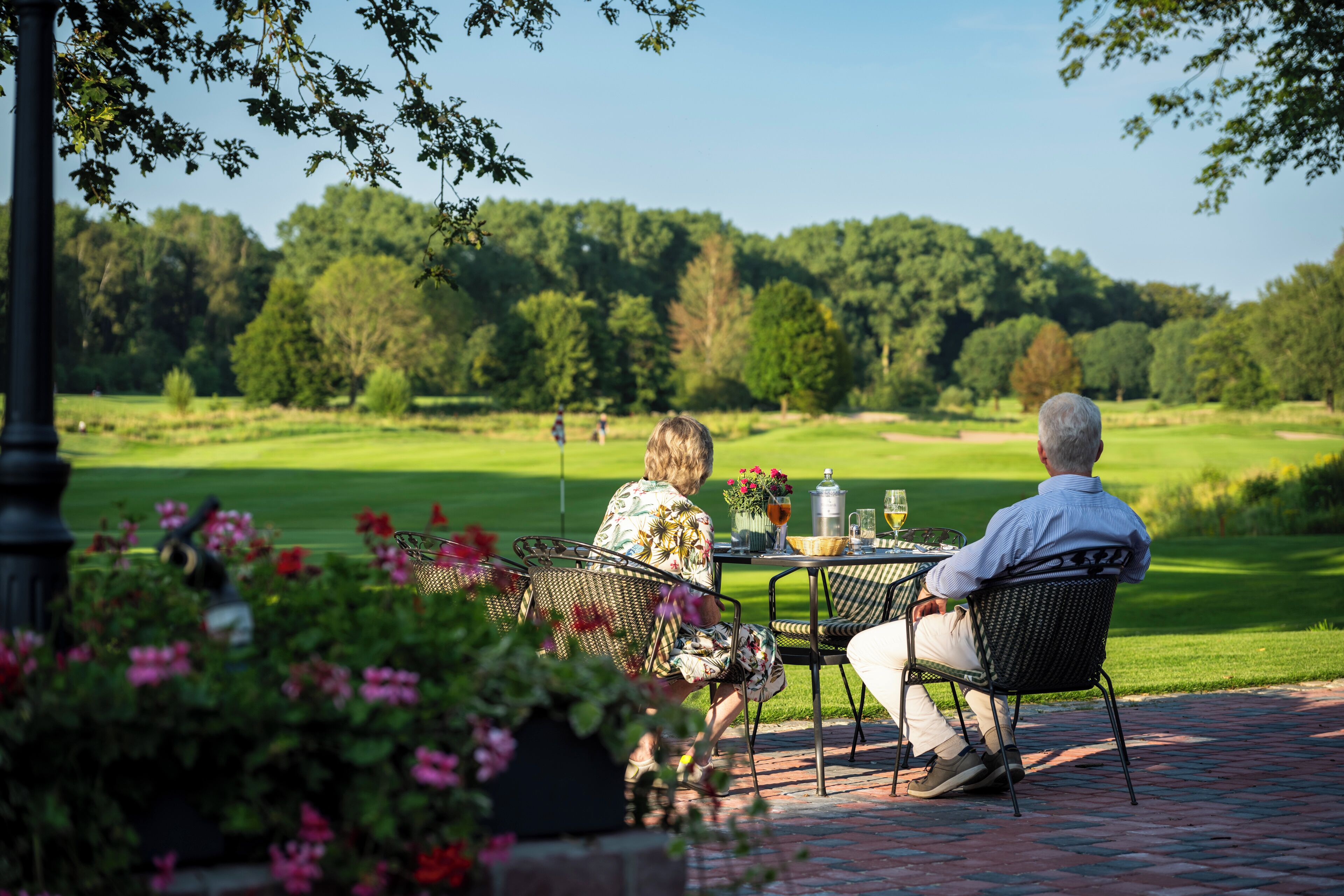 Blick von der Unterkunft