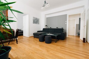 Appartement, 1 chambre | Coin séjour
