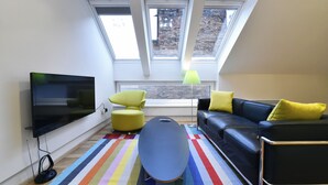 Apartment, City View | Living room | LCD TV - Apartment Skylight (Zagreb)
