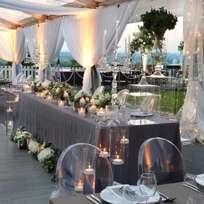 Área para banquetes al aire libre