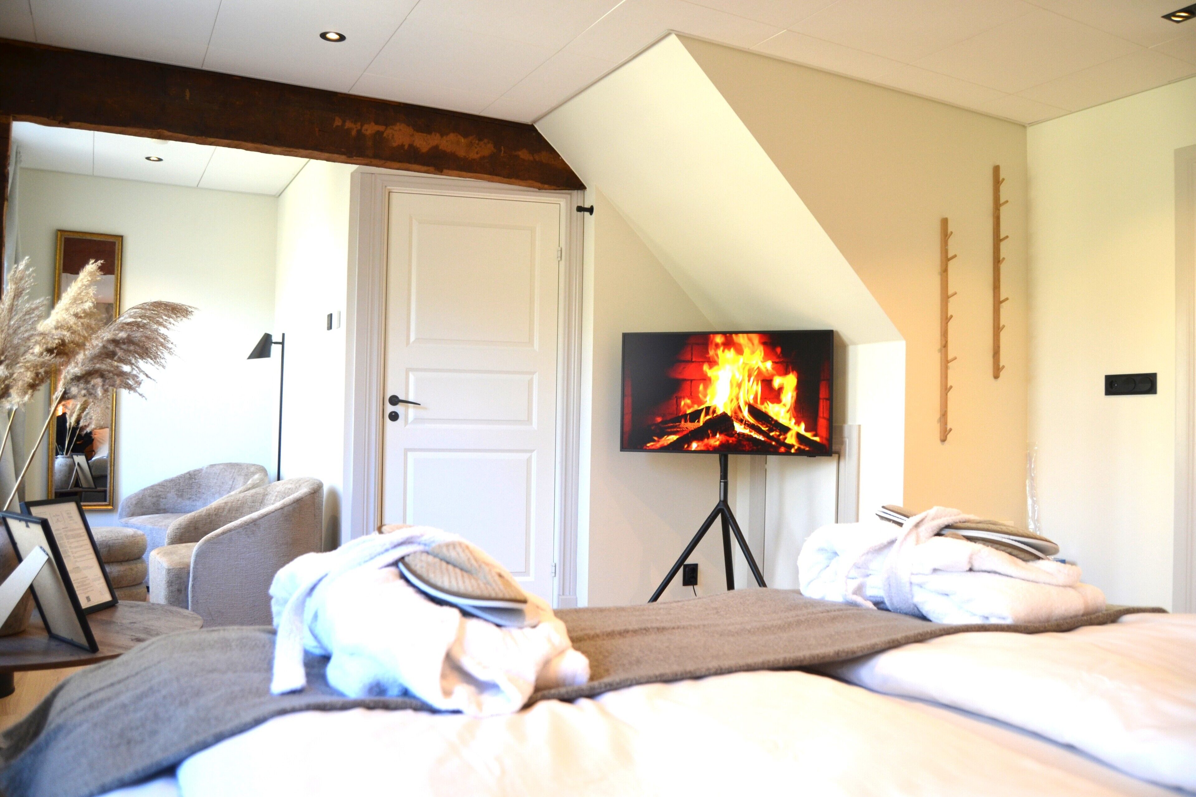 Studiosvit Deluxe | Minibar, mörkläggningsgardiner, strykjärn/strykbräda och gratis wi-fi