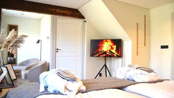 Studiosvit Deluxe | Minibar, mörklÀggningsgardiner, strykjÀrn/strykbrÀda och gratis wi-fi