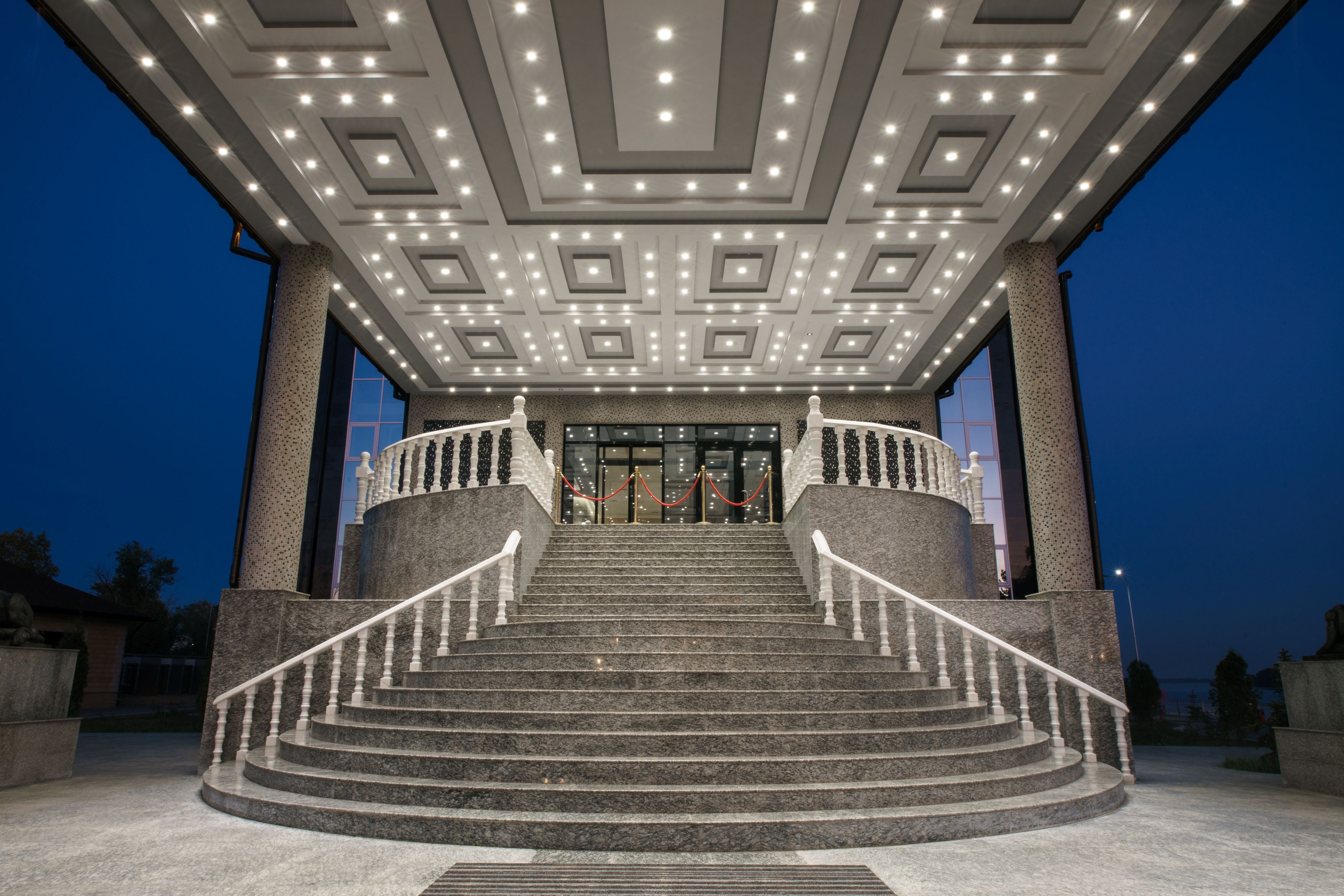 Majoituspaikan sisäänkäynti