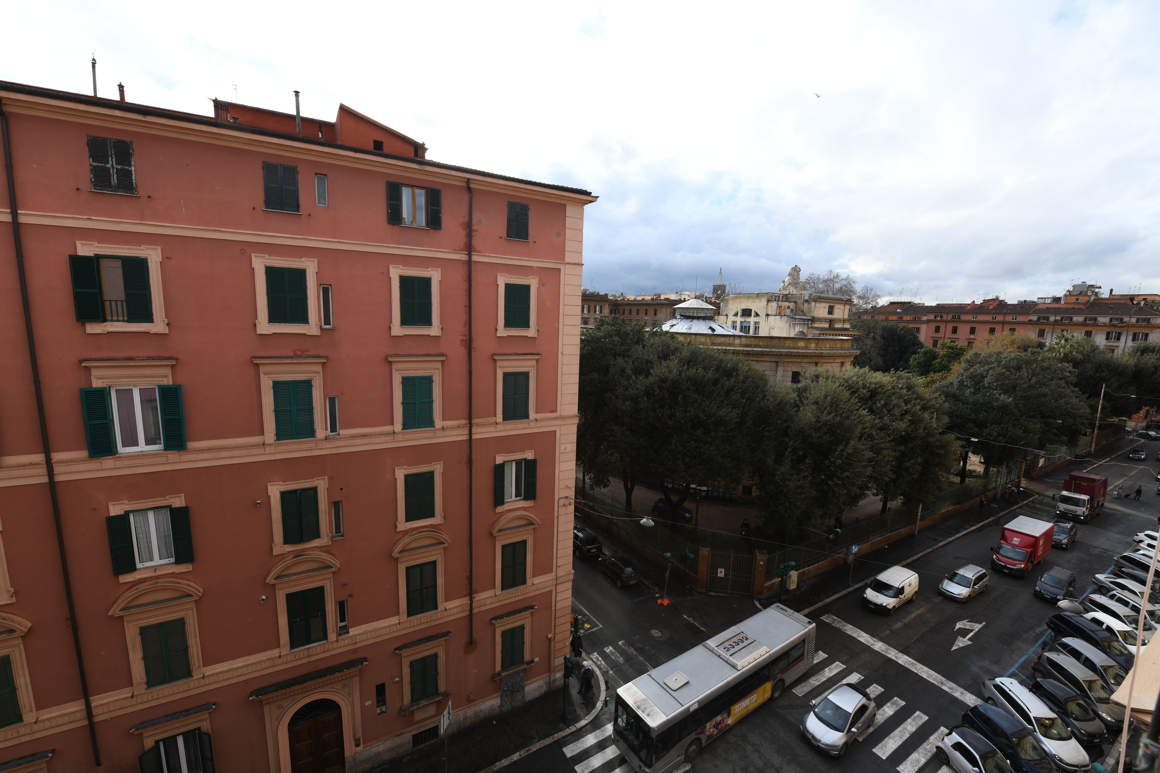 Blick von der Unterkunft