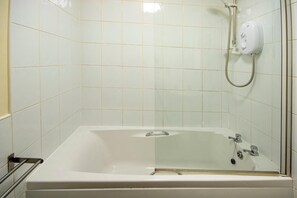 Free toiletries, hair dryer, towels, shampoo