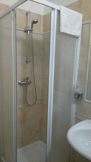 Single Room | Bathroom | Shower, free toiletries, bidet, towels