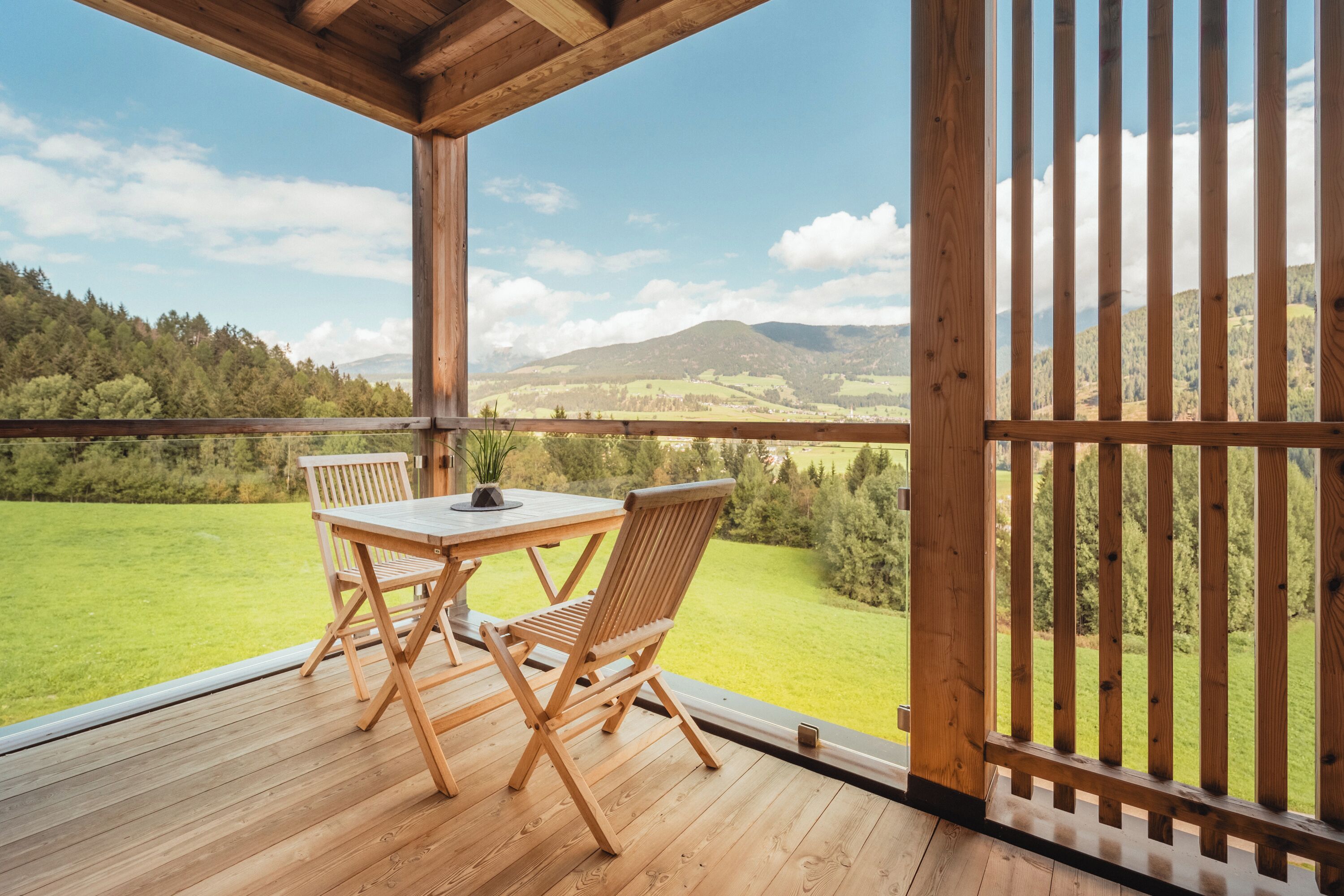 Apartment, Sauna, Mountainside | Balcony view