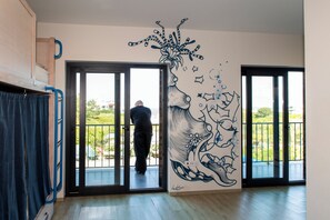 Bed in 10 Bed Mix Dorm Ensuite, Ocean View | Free WiFi, bed sheets