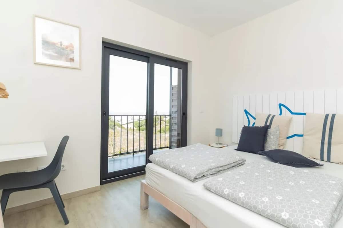 Double room with Balcony and private Bathroom (Ocean view) | 1 camera, Wi-Fi gratuito, lenzuola