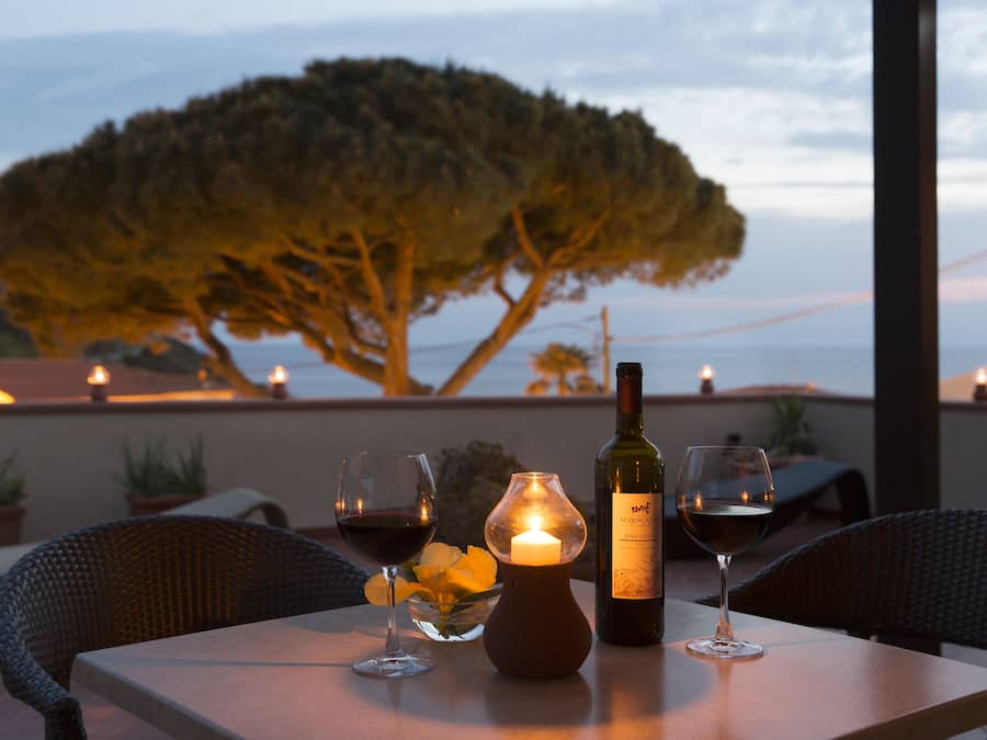 Utsikt fra overnattingsstedet